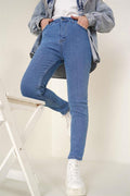 Skinny Leg Jeans Light Blue