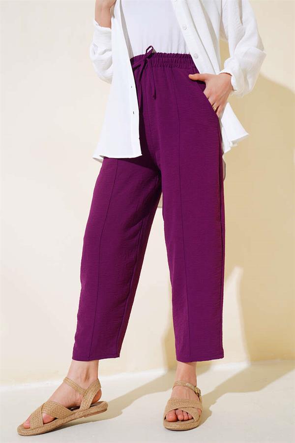  Stitched Aerobin Trousers Purple