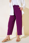  Stitched Aerobin Trousers Purple