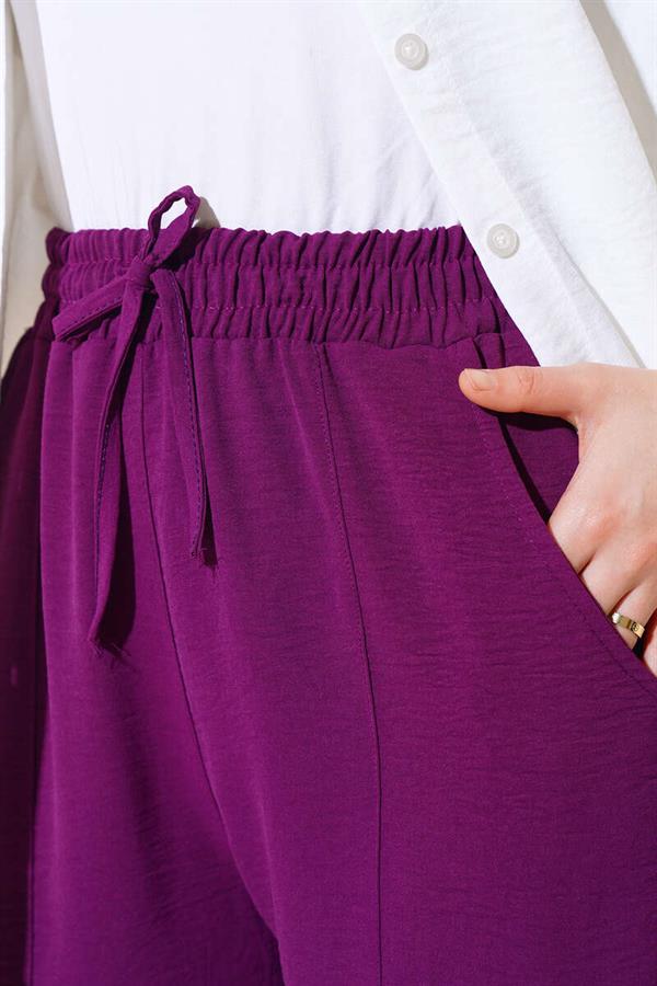  Stitched Aerobin Trousers Purple