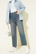 Buttoned Baggy Pants Coffee Tint