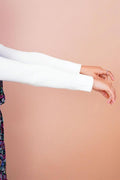 Plain Model Cream Hijab Sleeve