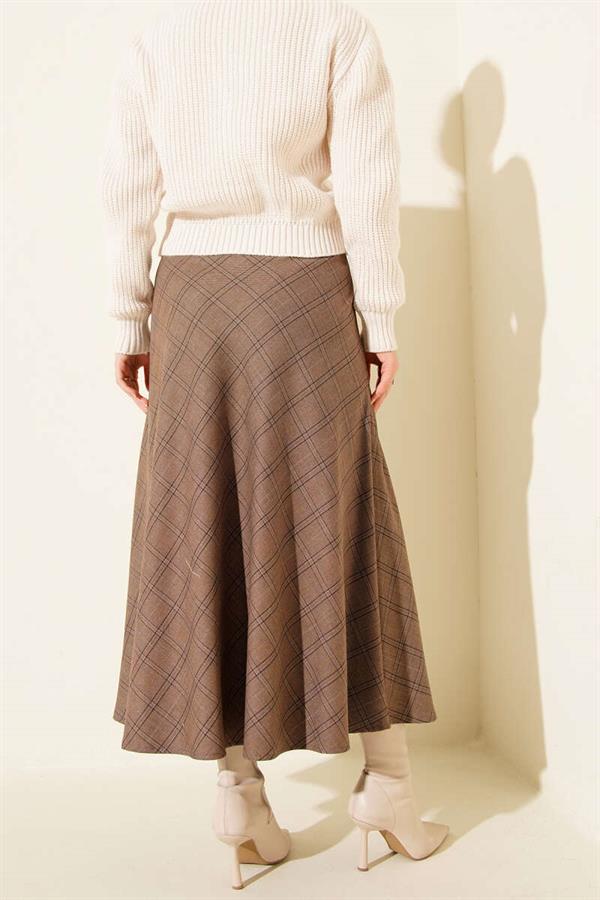 Plaid Skirt, Mink
