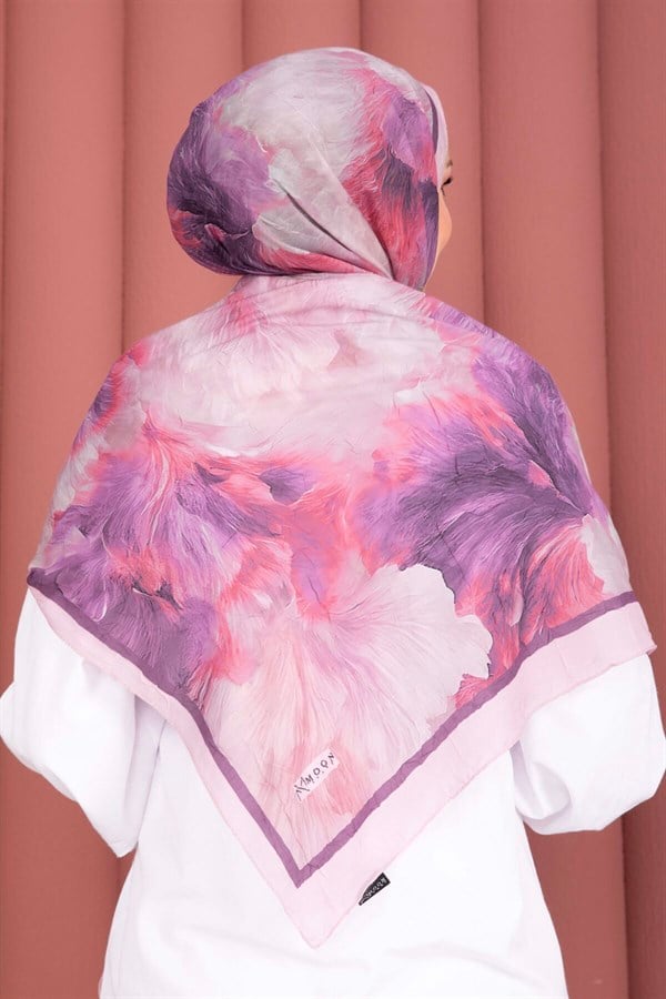 Elsa Floral Scarf Series Pink