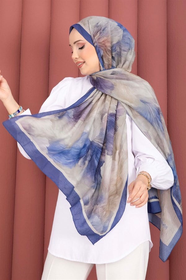 Elsa Floral Scarf Series Potted Plant