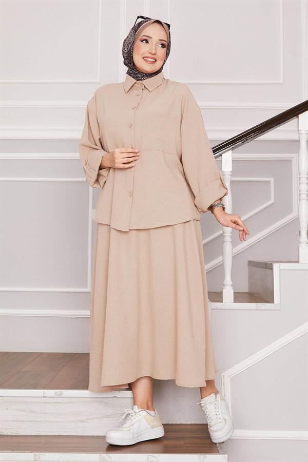 Mink Skirted 2 Piece Set