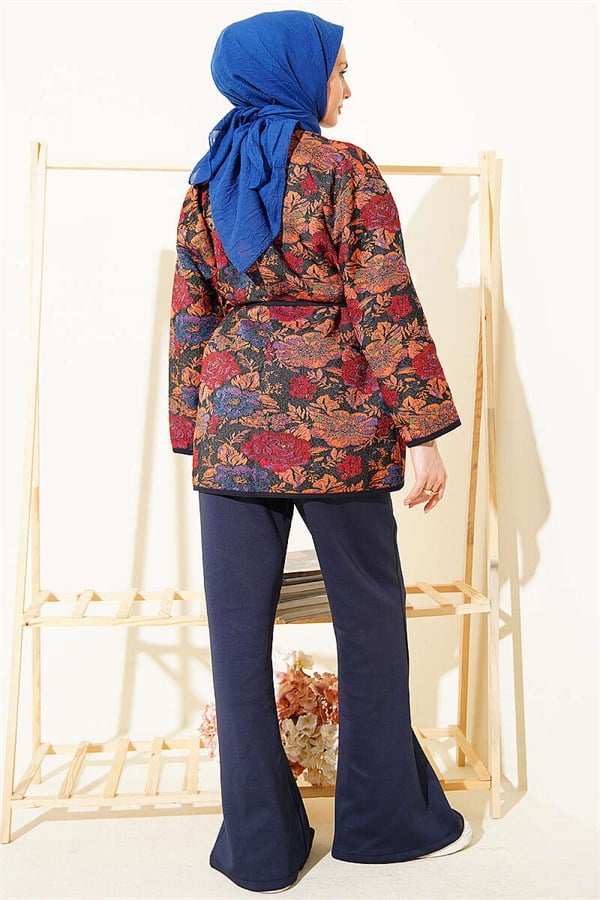 Ethnic Patterned Snap Button Jacket Assortment 4