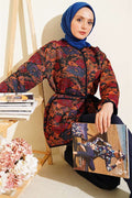 Ethnic Patterned Snap Button Jacket Assortment 4