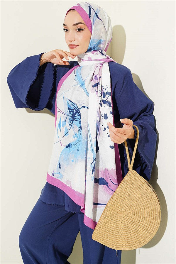 Brushstroke Bamboo Scarf Galibarda