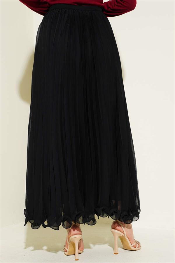 Ruffle Tulle Skirt Black
