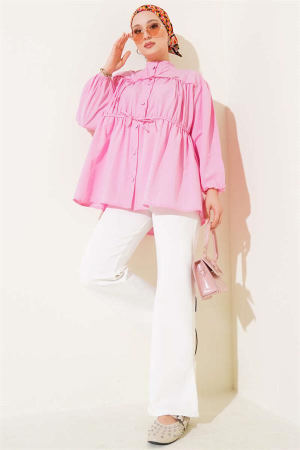 Pink Bow-Tie Shirt