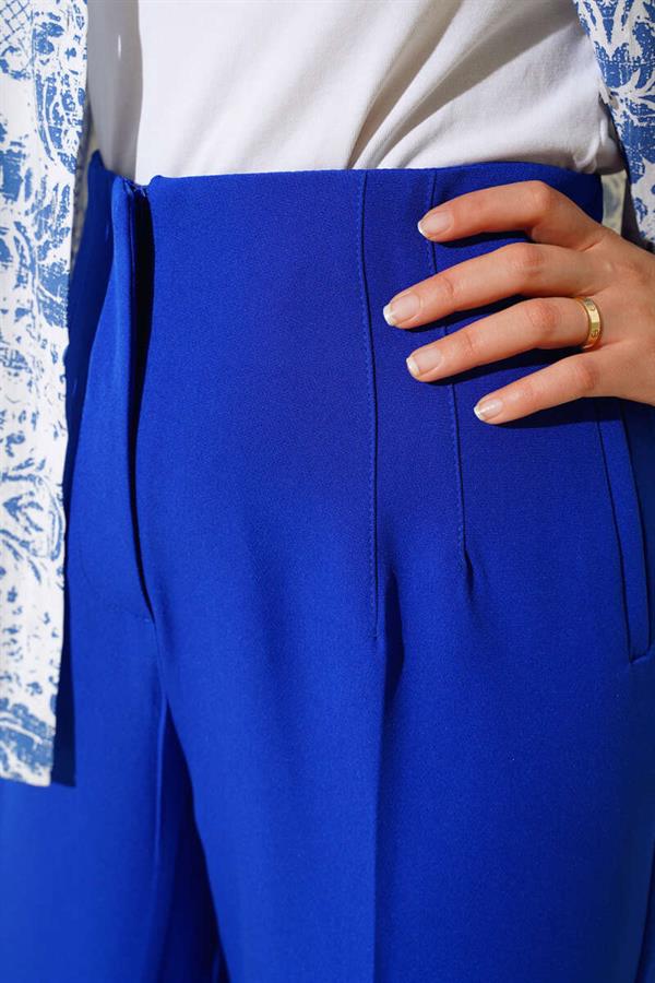 Flato Pocket Detailed Trousers Saxe