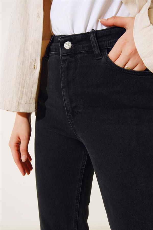 Wide Leg Jeans Anthracite