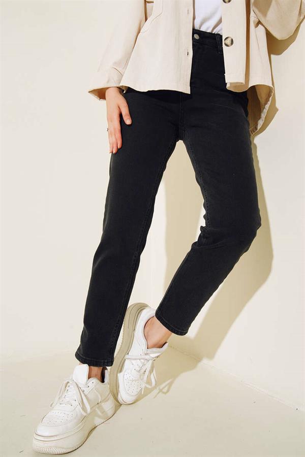 Wide Leg Jeans Anthracite