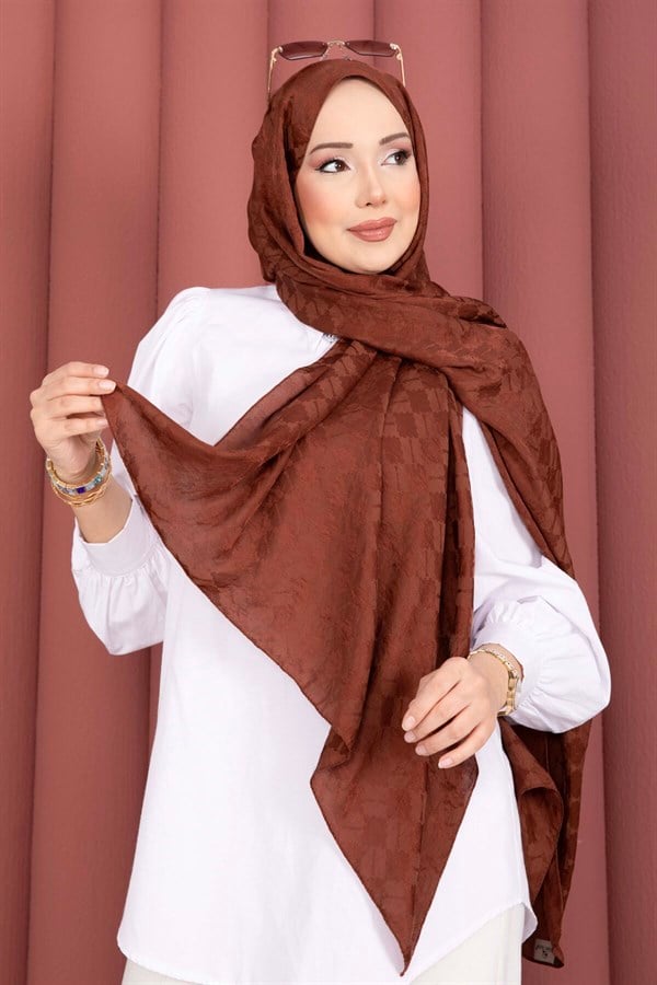 Geometric Pattern Jacquard Shawl Series Tile