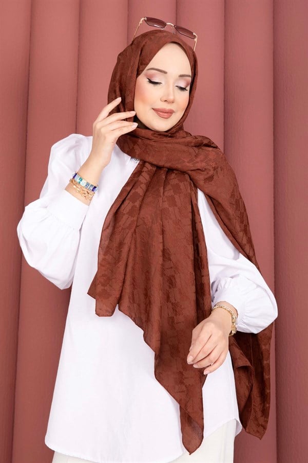 Geometric Pattern Jacquard Shawl Series Tile
