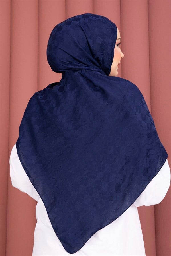Geometric Pattern Jacquard Shawl Series Saks
