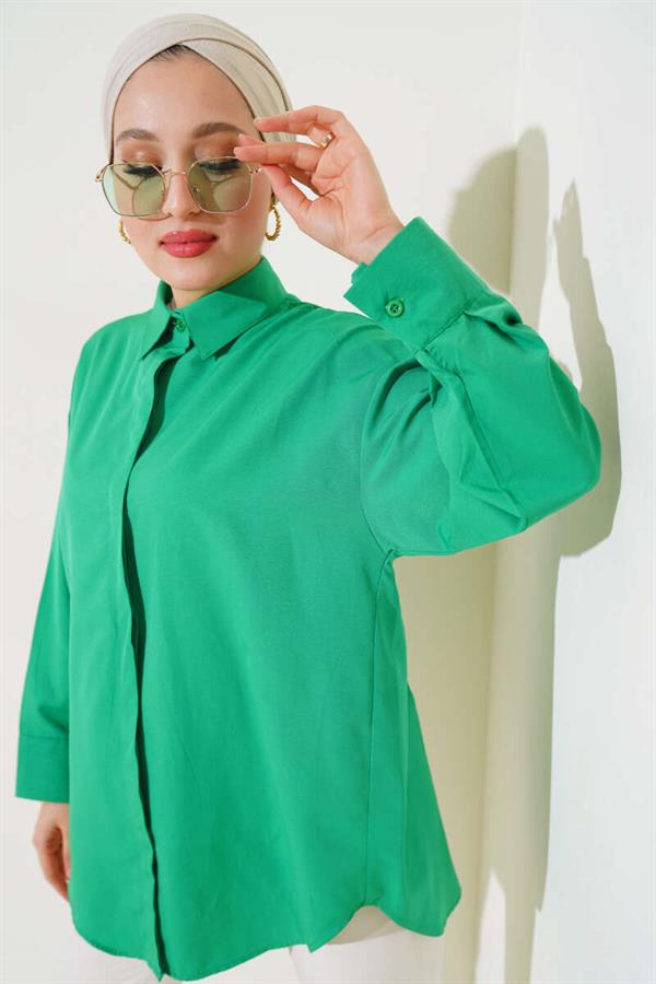 Hidden Button Basic Shirt Benetton