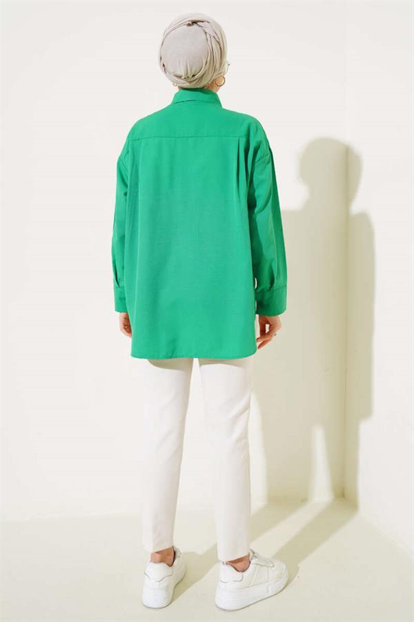 Hidden Button Basic Shirt Benetton
