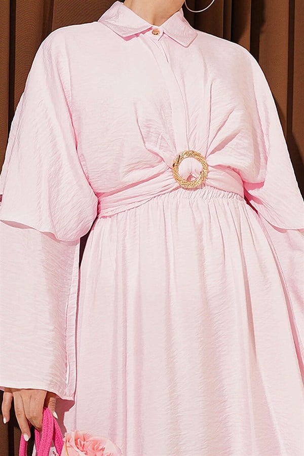 Pink 3 Piece Set with Gold Buckle