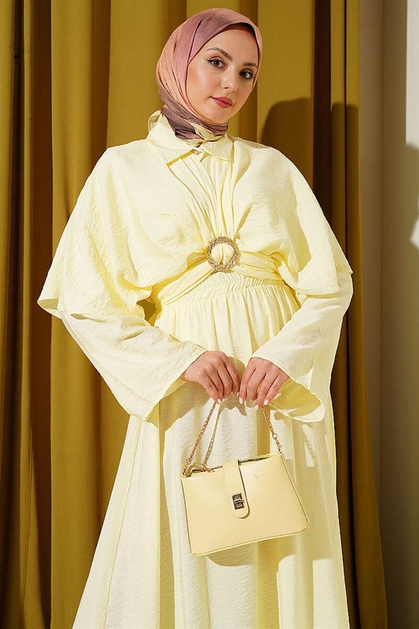 Gold Buckle 3 Piece Set in Yellow