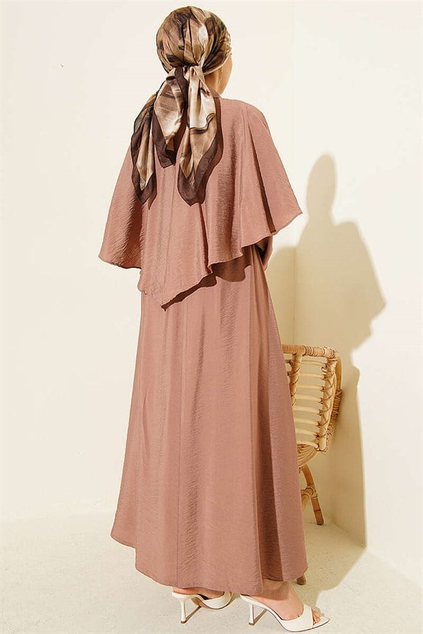 Gold Buckle 3 Piece Set in Mink