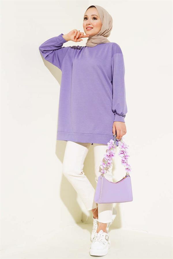Two Thread Plain Tunic Lilac