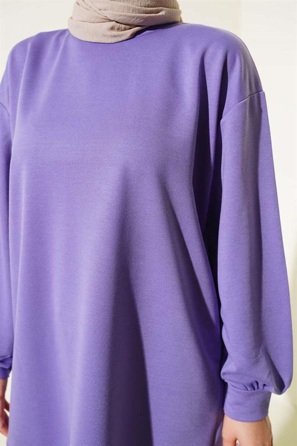 Two Thread Plain Tunic Lilac