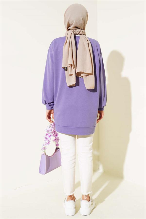 Two Thread Plain Tunic Lilac
