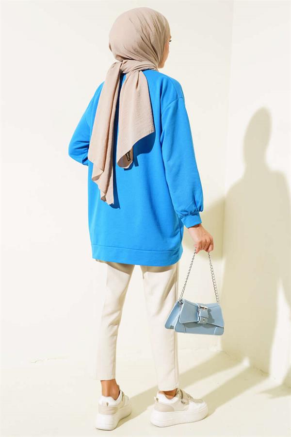 Two Thread Plain Tunic Blue