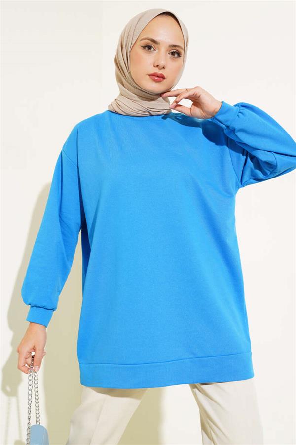 Two Thread Plain Tunic Blue