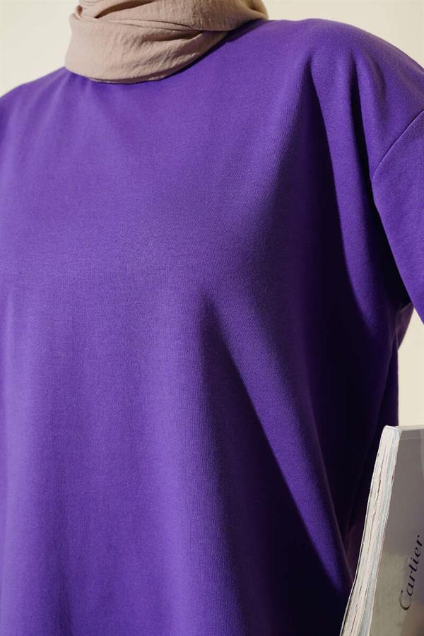 Two Thread Plain Tunic Purple
