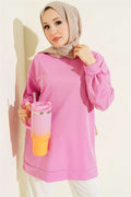 Two-Thread Plain Tunic Persian Rose