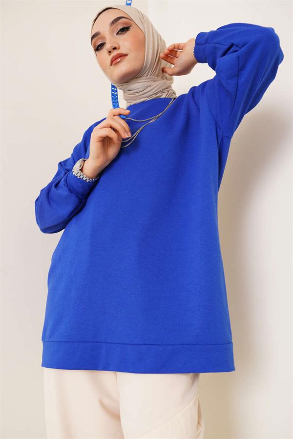 Two Yarn Plain Tunic Saxe