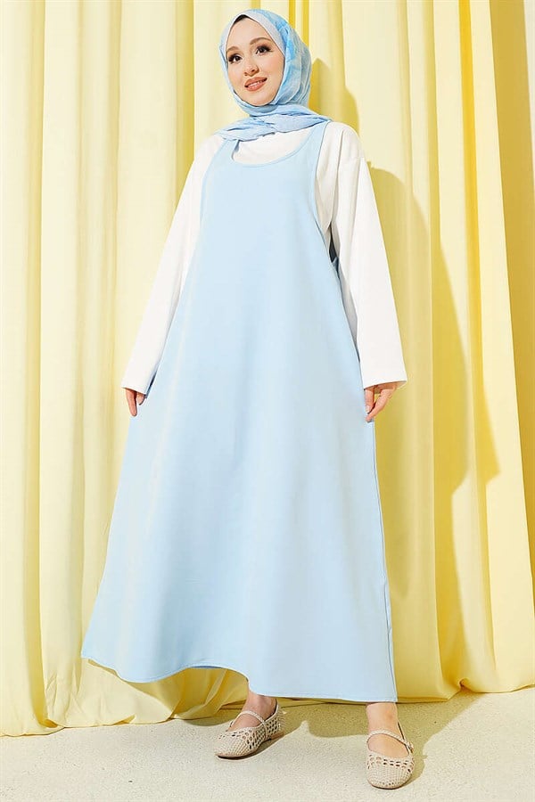 Sleveless 2 Piece Set, Blue