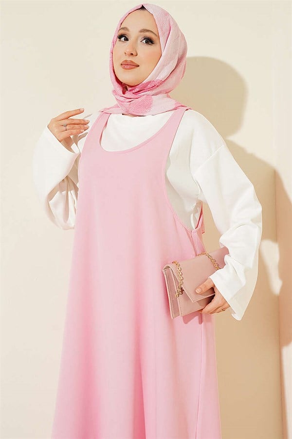 Sleveless 2 Piece Set, Pink