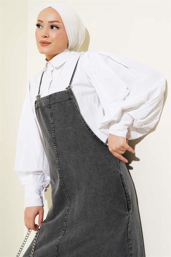 Rope Suspender Denim Slopet Smoke