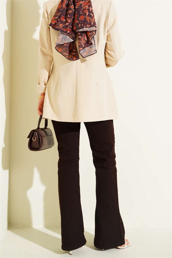 Spanish Button-Down Jeans, Brown