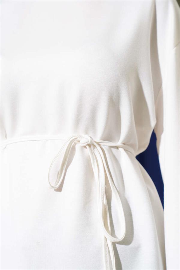 Spanish Sleeve Laced Tunic Ecru
