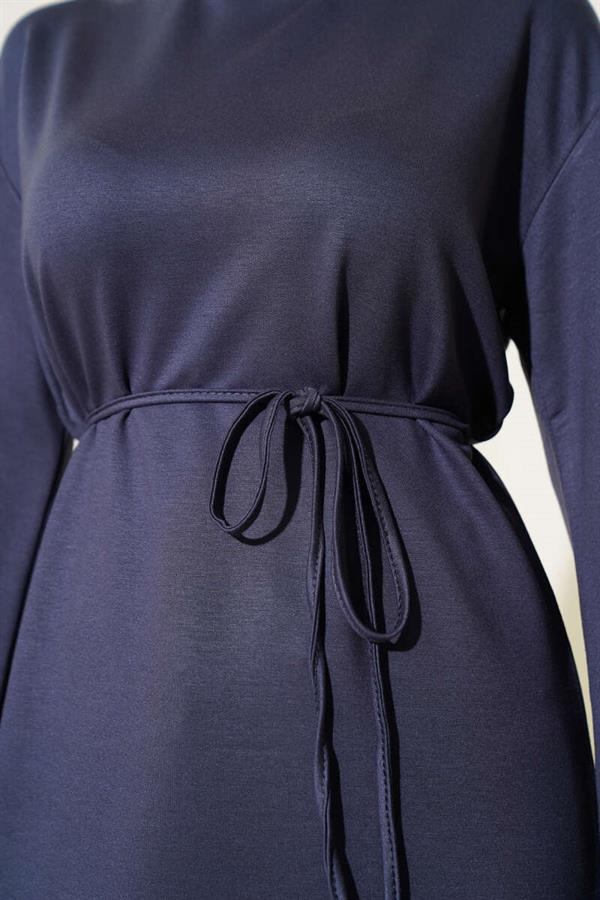 Spanish Sleeve Laced Tunic Smoke