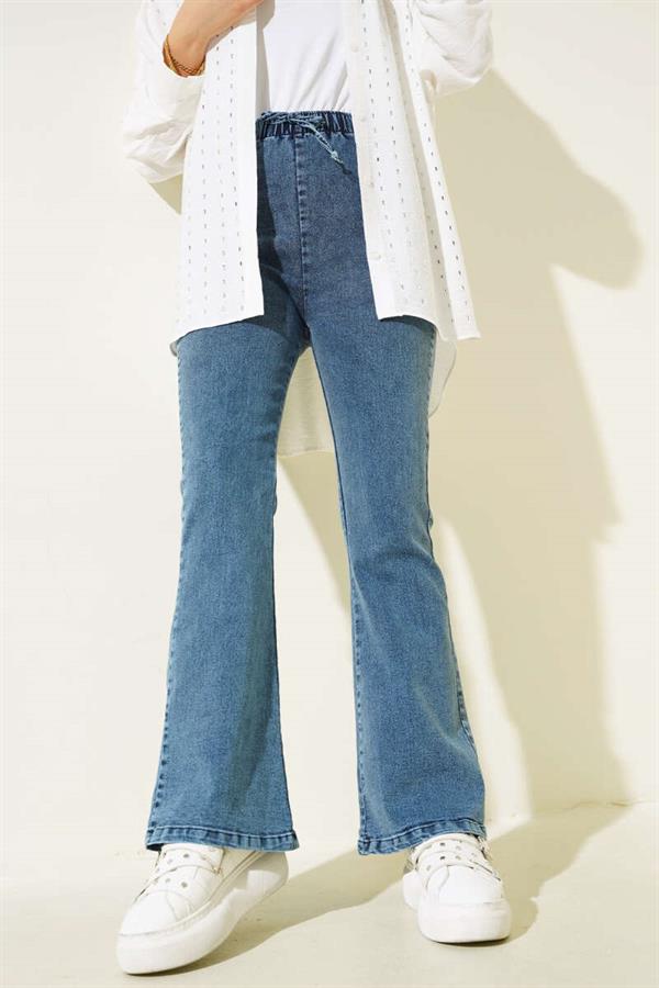 Bell-bottom Jeans Snow Wash