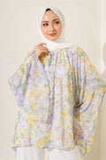 Jacquard Embroidered Blouse Lilac