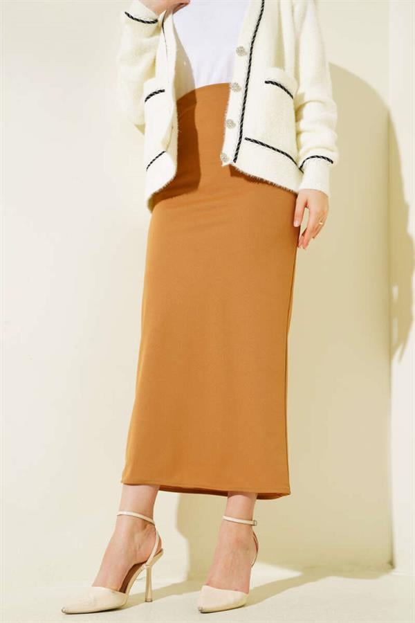 Pencil Skirt Mustard