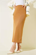 Pencil Skirt Mustard