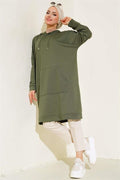 Kangaroo Pocket Tunic Khaki