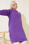 Kangaroo Pocket Tunic Purple