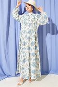 Assorted Dress with Mixed Pattern and Stone Buttons (12 pieces)