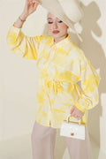 Assorted Patterned Shirt with Drawstring Belt (3)