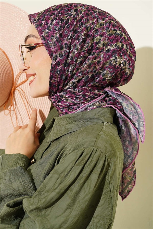 Assorted Leopard Print Scarf Set of 8