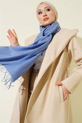 Cashmere Shoulder Shawl Baby Blue